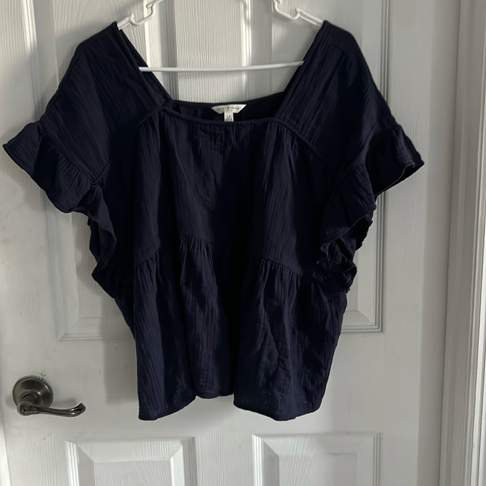 Dark Blue Top